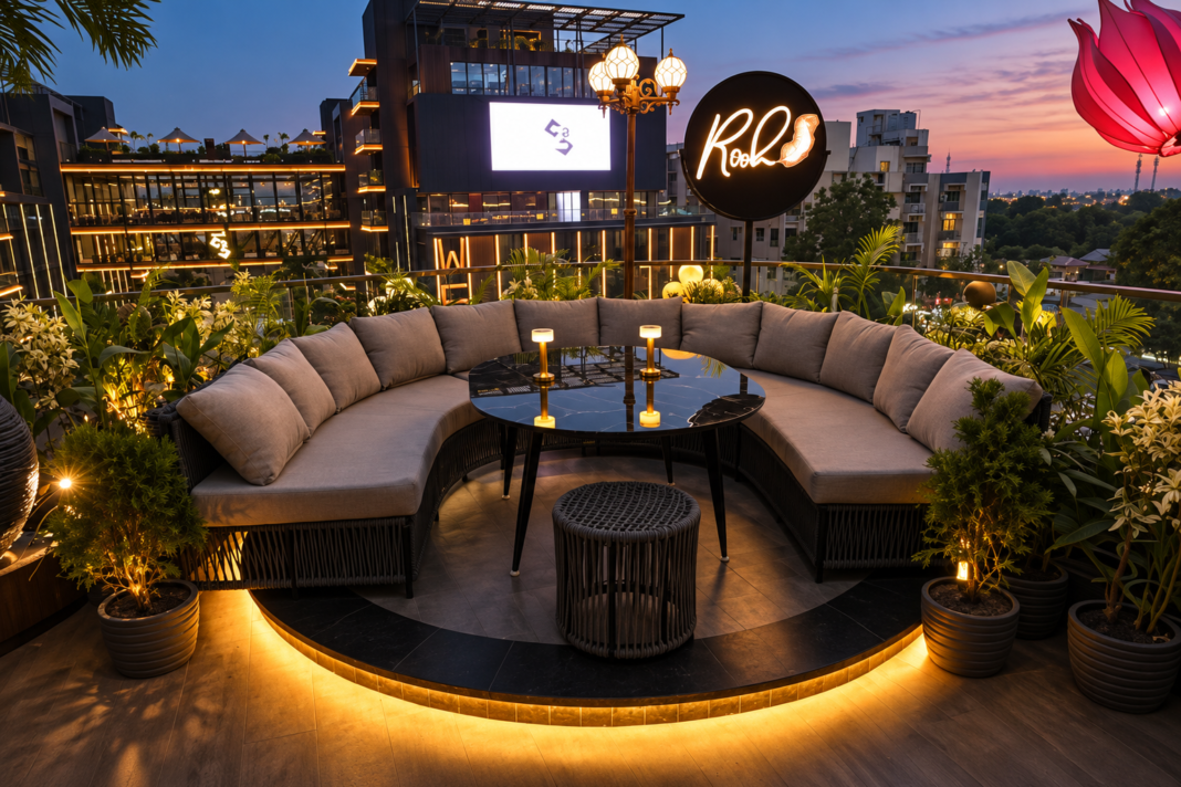 best rooftop restaurants in gandhinagar