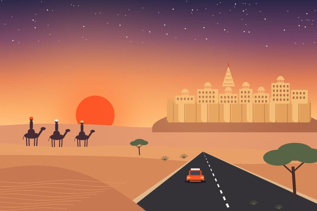 ahmedabad to Jaisalmer road trip