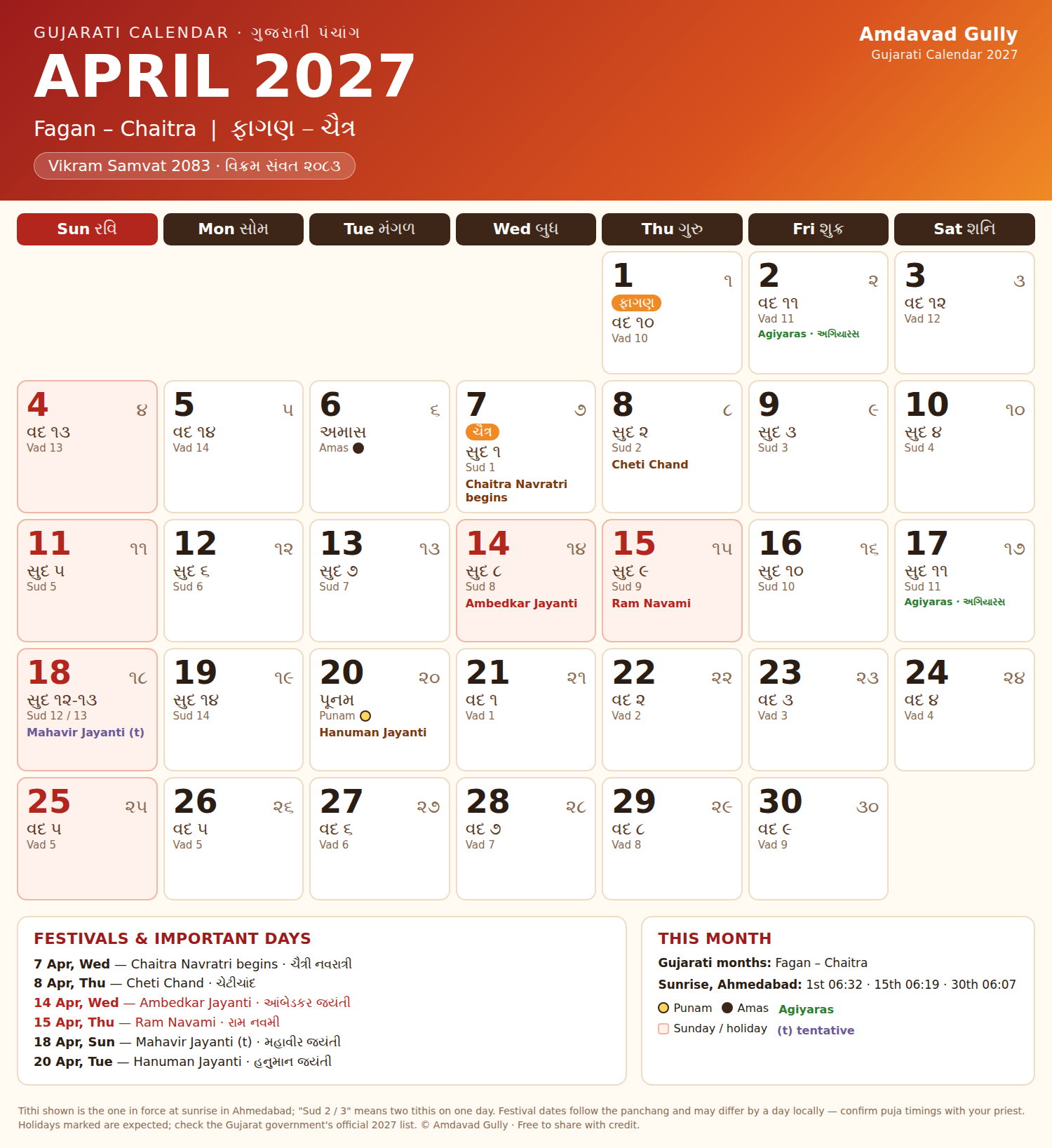 gujarati-calendar-2027-april-2027
