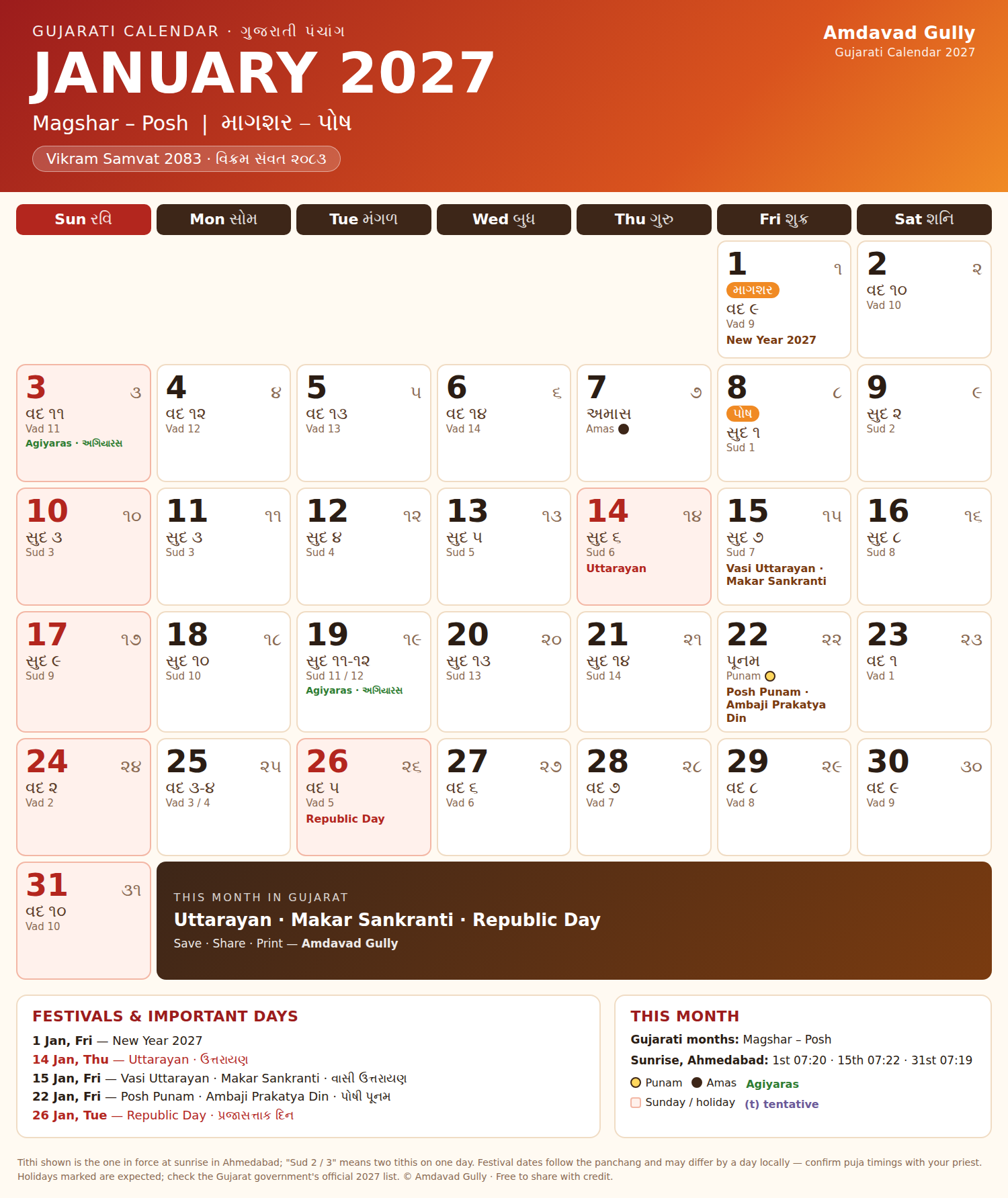 gujarati-calendar-2027-january-2027