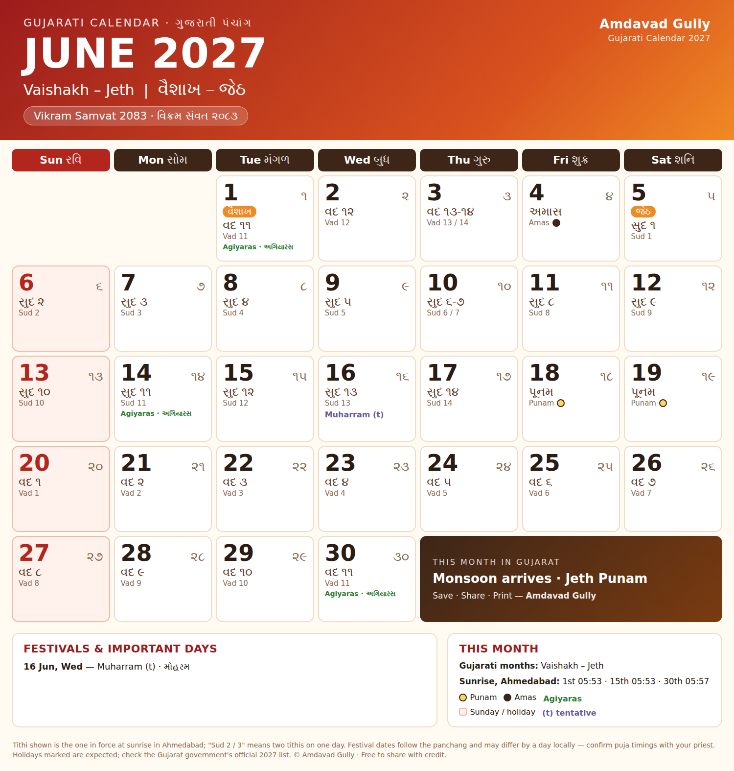 gujarati-calendar-2027-june-2027
