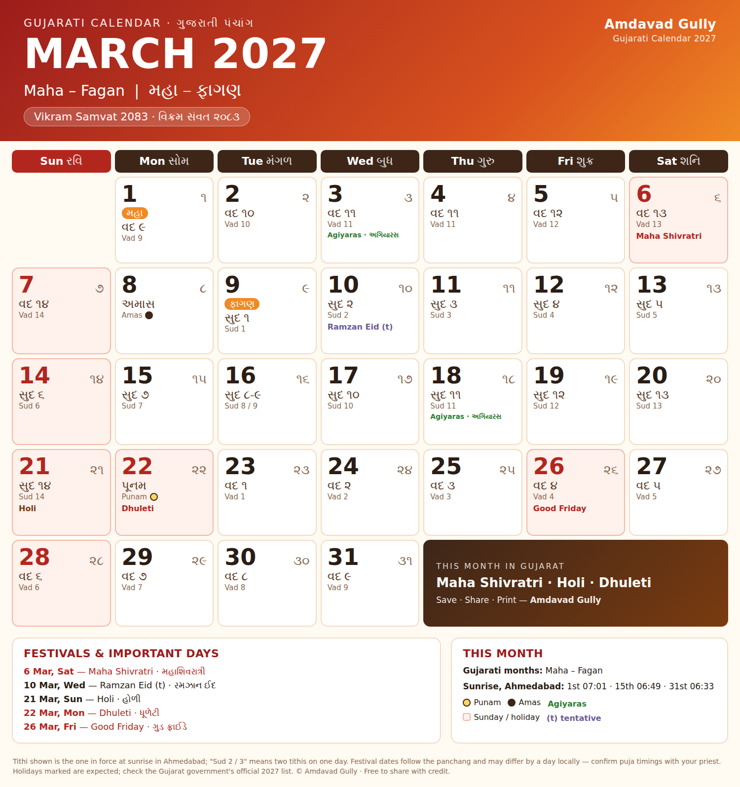 gujarati-calendar-2027-march-2027